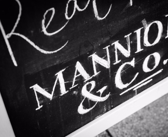 specials board in cafe york 
